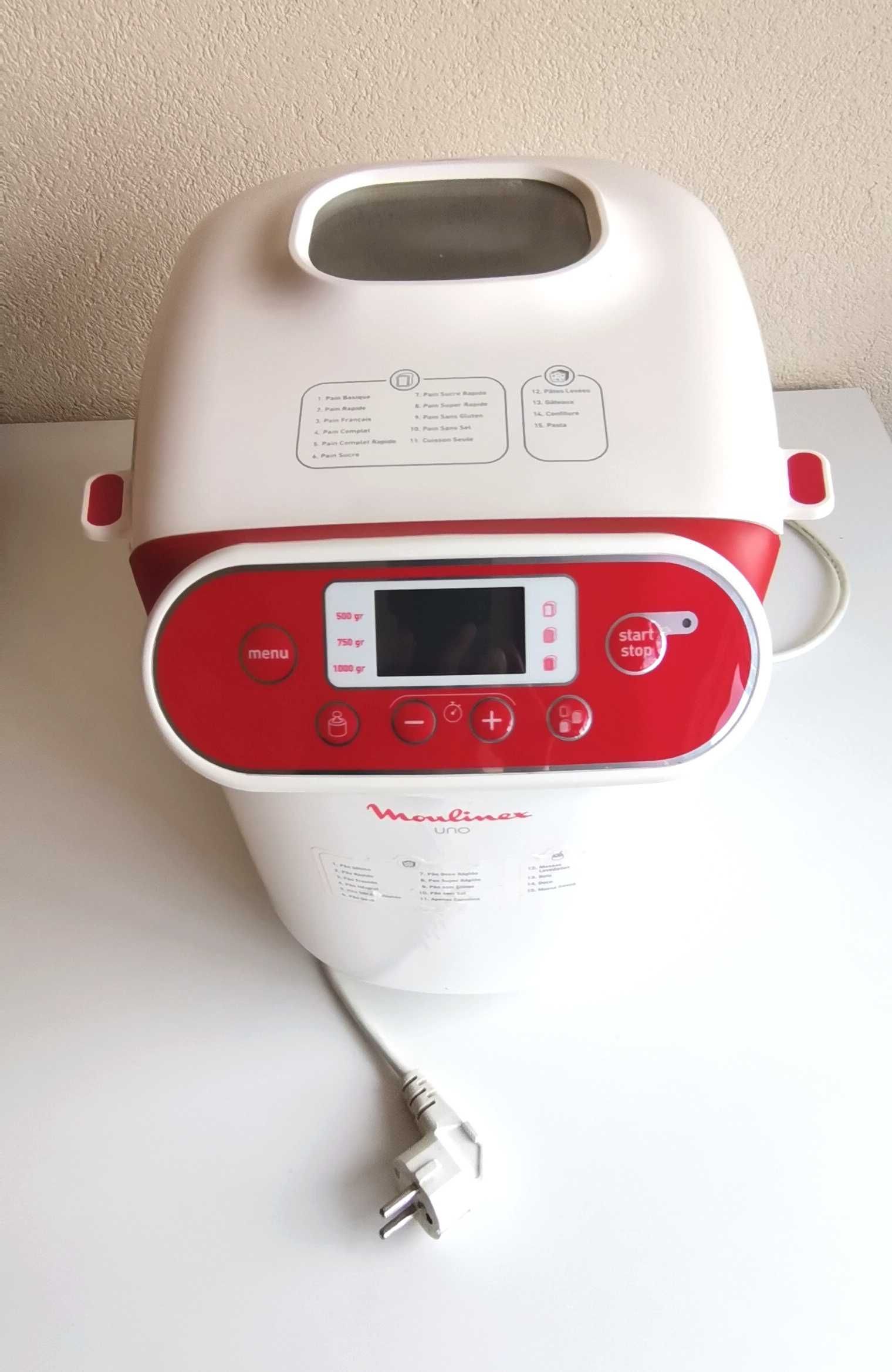 Máquina de fazer pão "Moulinex"