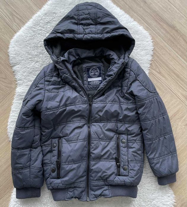 LC Walkiki 116 - 122 r. 6 - 7 szara ocieplana kurtka