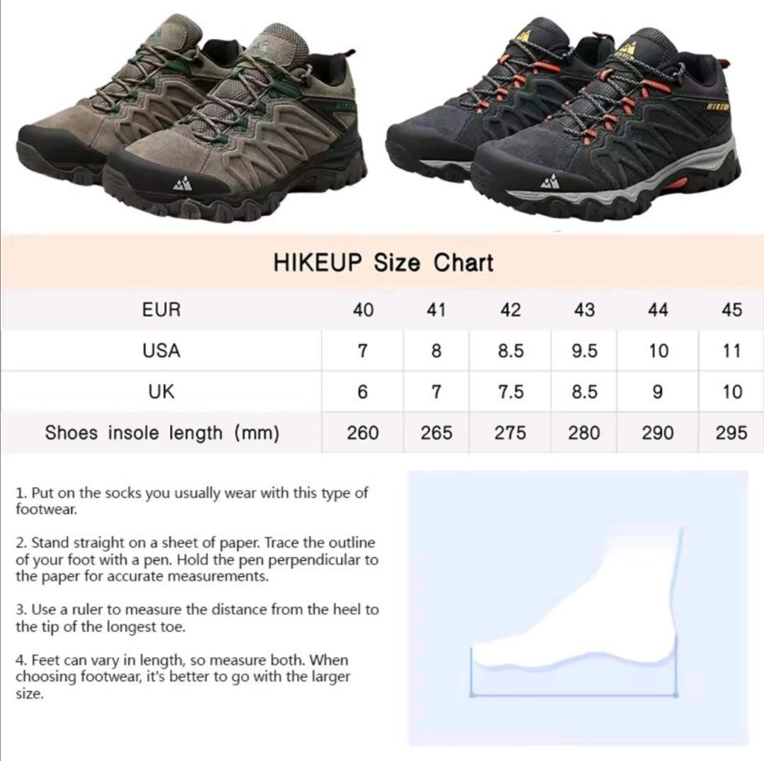 Кросівки трекінгові Hikeup 41,42,43,44 розмір