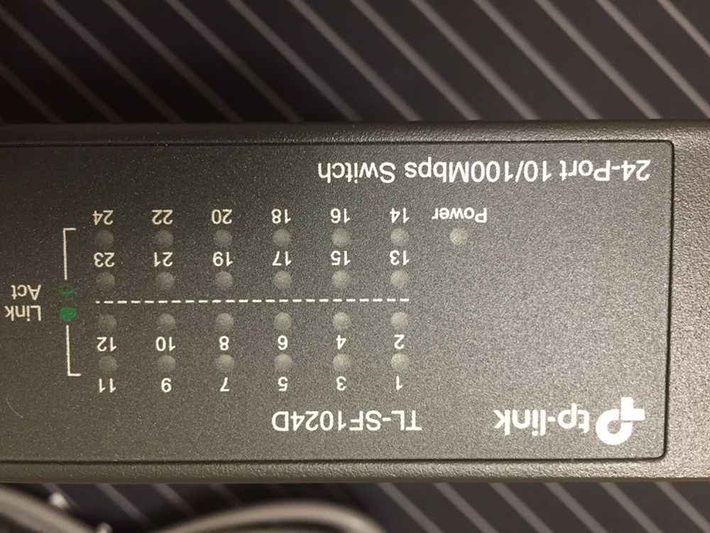 Свитч коммутатор TP-LINK TL-SF1024D,  D-Link DES-1024D