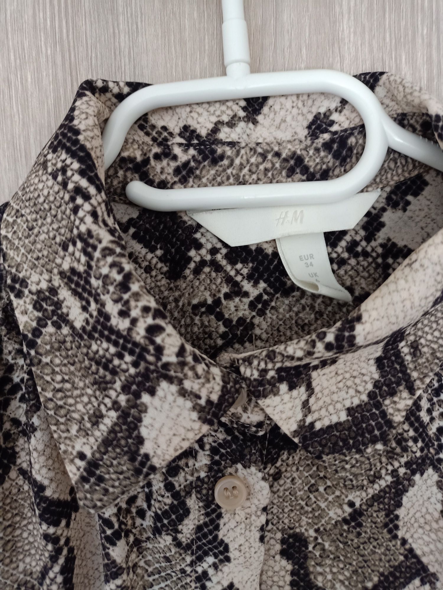 Koszula wężowy wzór h&m xs