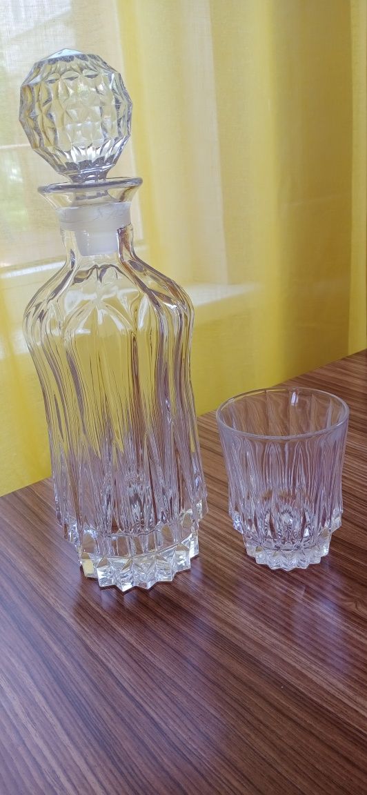 Сервиз, стаканы, штофы, вазы