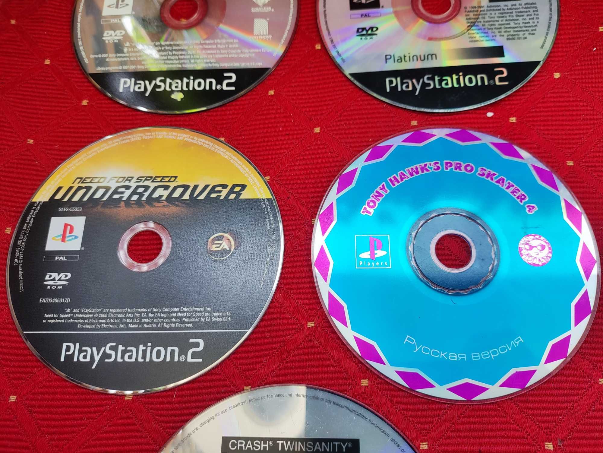 Need For Speed UnderCover Crash Twinsanity Gran Turismo3 Playstation 2