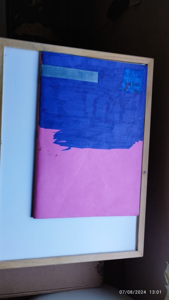 Quadro para escrever com caneta
