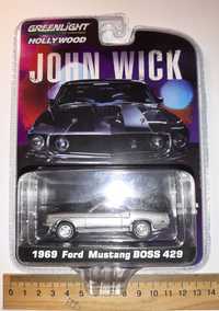 Greenlight collectibles 1:64 1969 Ford Mustang BOSS 429 (John Wick)