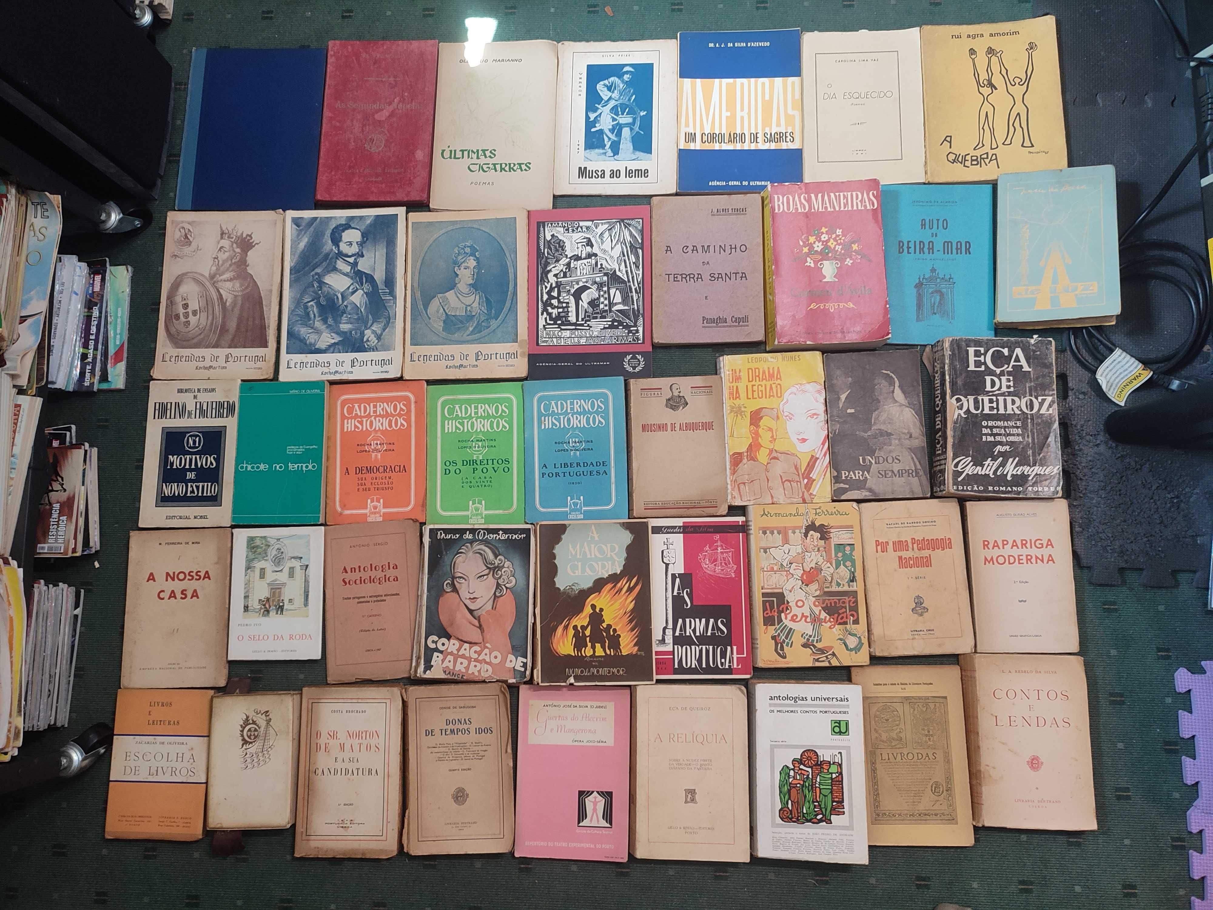 Lote Livros Autores Portugueses - Edições Antigas - Cada 2 €