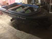 Vendo barco com reboque para mota