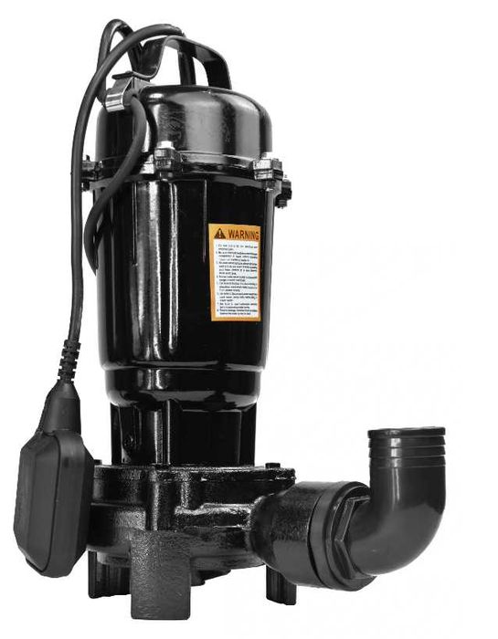 Pompa do wody brudnej szamba z nożem tnącym + wąż 30m