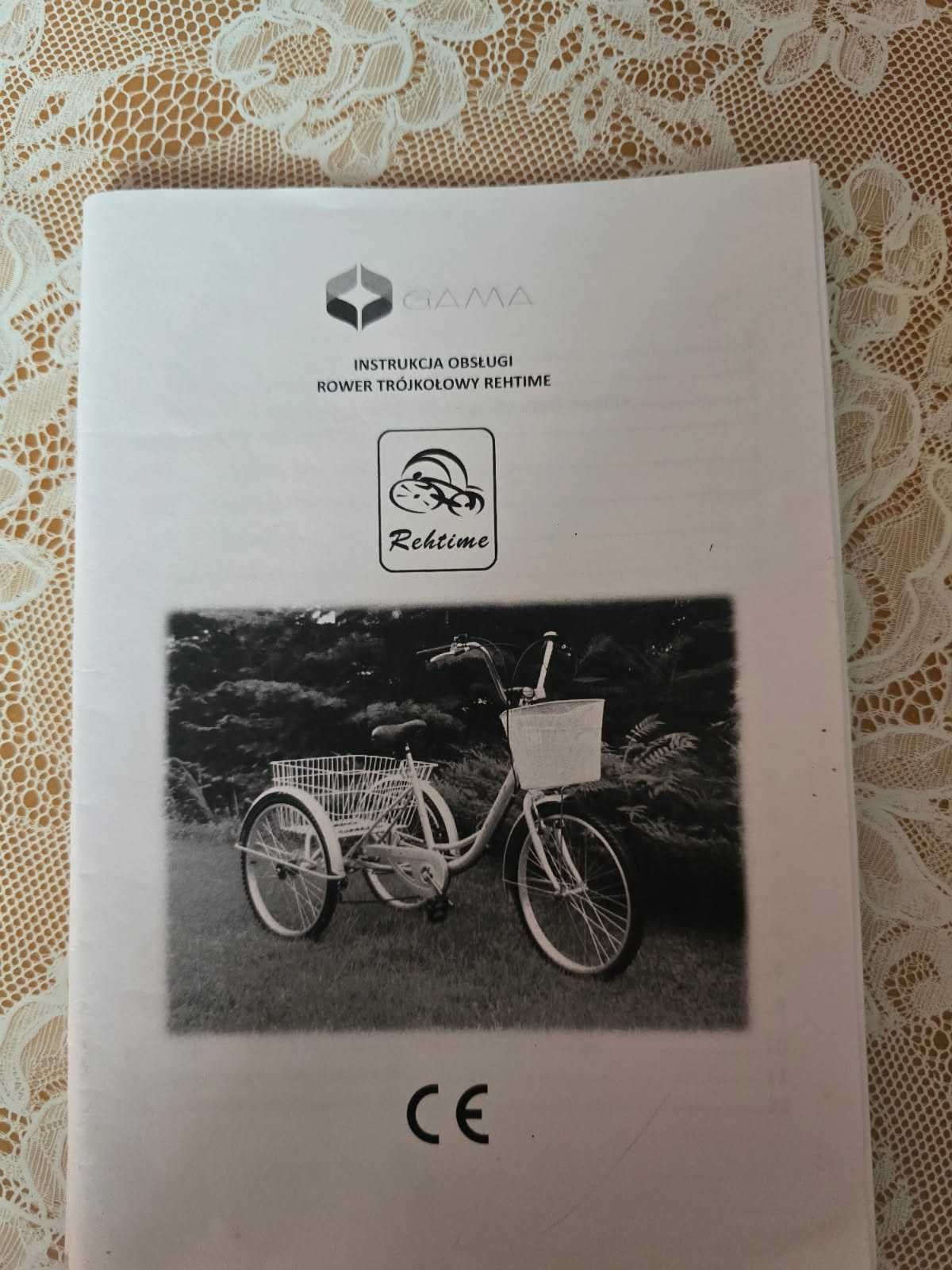 Rower elektryczny trzykolowy