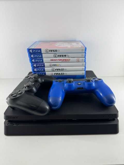Konsola PS4 Slim 500GB /2x pad/gry/kabel