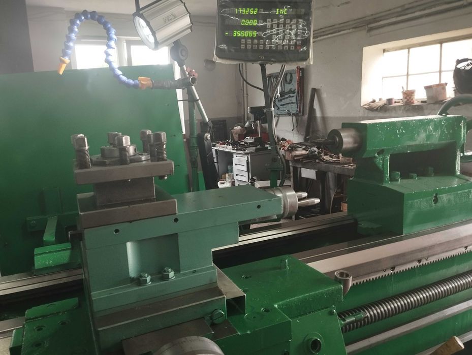 tokarka CU 580M x 2000 odczyty falownik