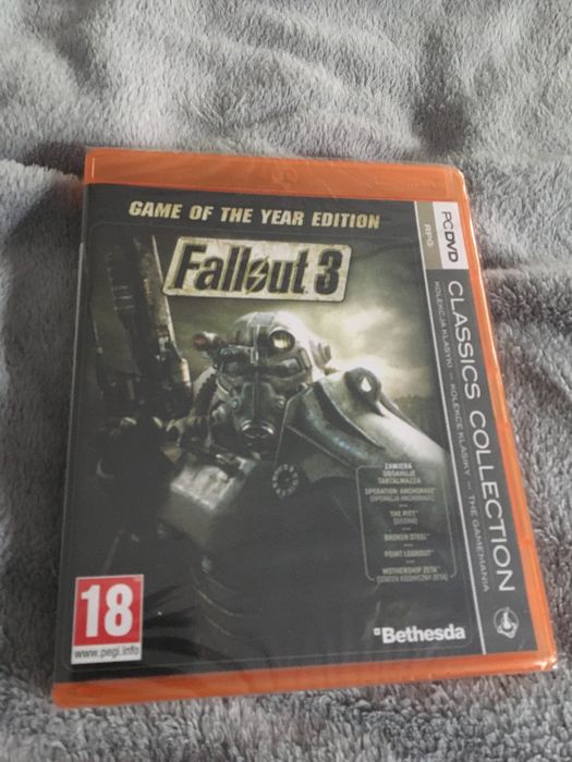 Fallout 3 III PL nowy folia