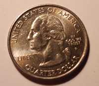 Moneta USA QUARTER DOLLAR 2001 P - STAN NEW YORK - 25 centów - Piękna!