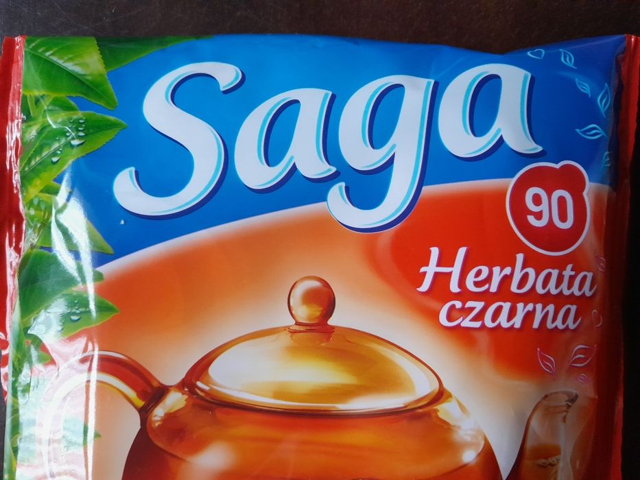 Herbata Saga 90 torebek x2