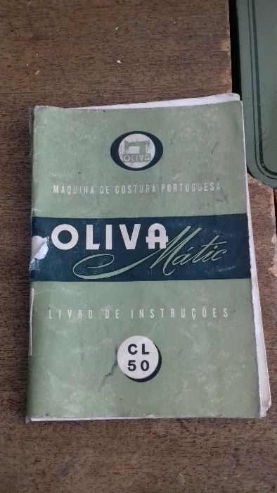 Máquina de Costura Oliva antiga 1962 a funcionar, garantia vitalicia