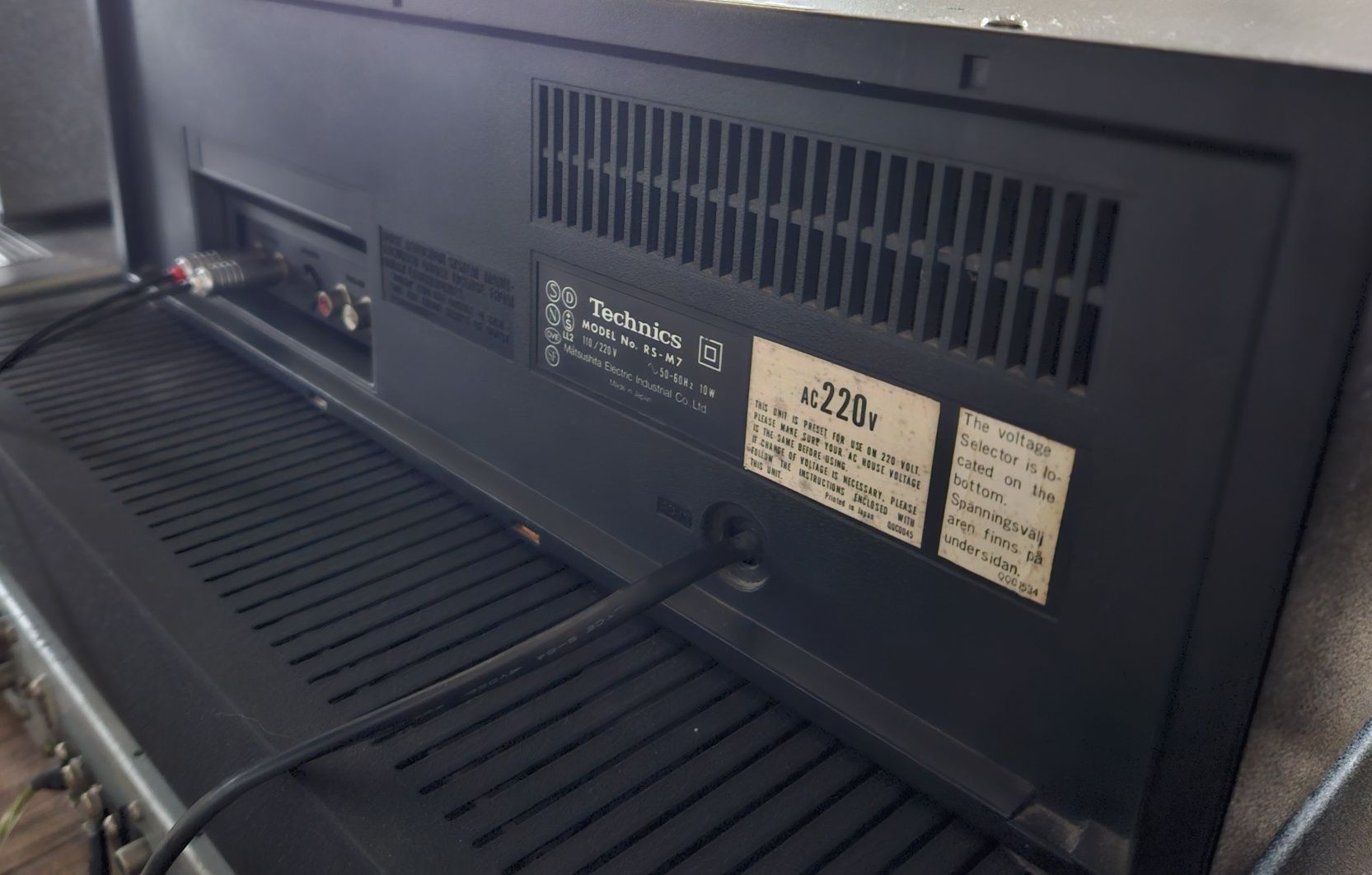Technics RS-M7 magnetofon, po kompletnym serwisie