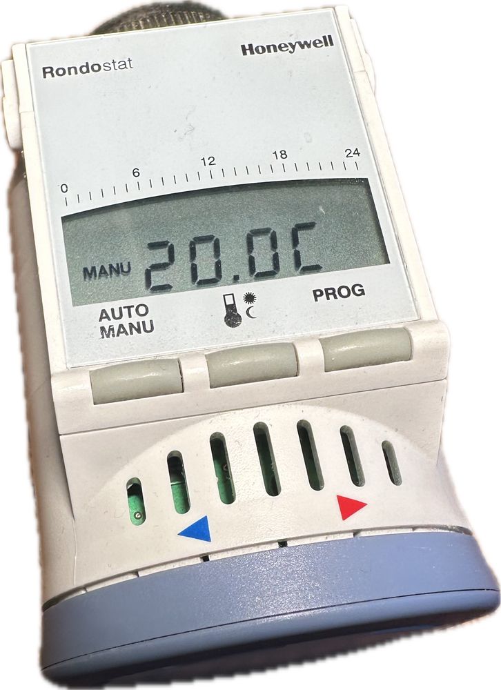 Głowica termostatyczna x 1 elektron. honeywell Rondostat+adaptery