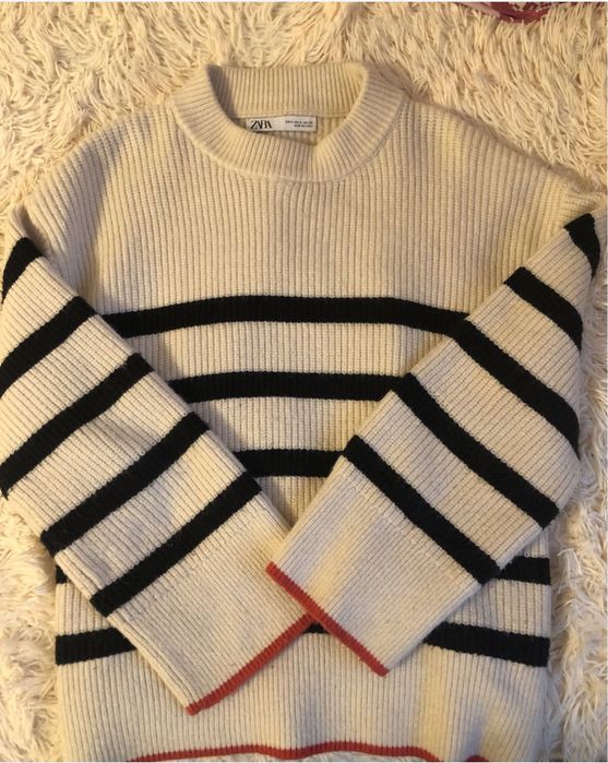 Светр zara у смужку