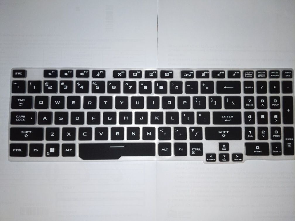 Накладка на клавіатуру для ноутбука ASUS FA506 плівка для fa506