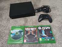 Xbox one X 1tb i 3 gry