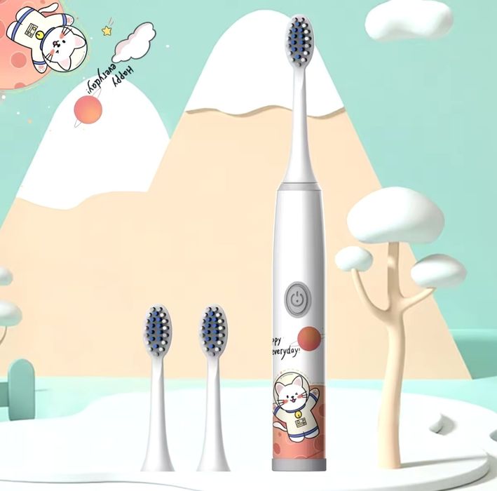 Зубна щітка електрична на батарейці для дітей