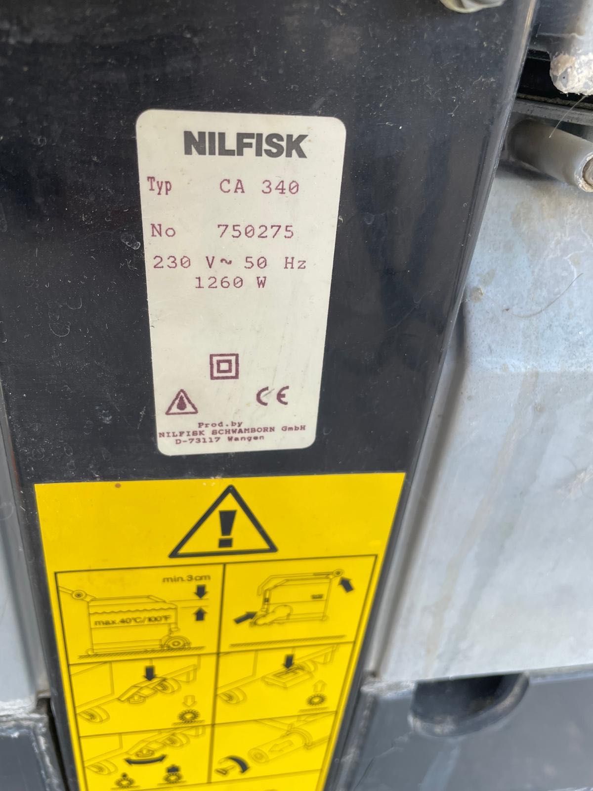 Szorowarka Nilfisk CA340