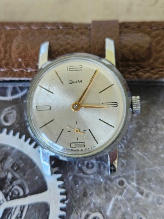 Radziecki zegarek mechaniczny ZIM