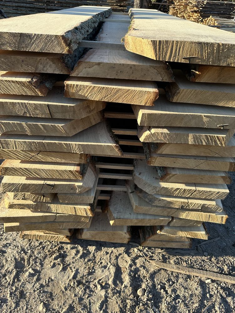 Sprzedam deski debowe 31mm 55mm  sezonowane około 70 m3