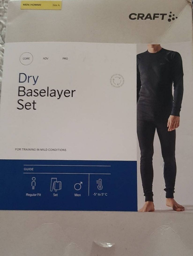 Комплект мужского термобелья Craft Core Dry Baselayer Set