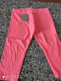 Lote de 5 leggings novas menina t7-8