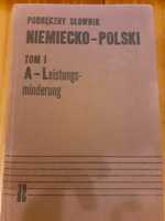 Podręczny słownik niemiecko-polski,polsko-niemiecki 4 tomy Chodera,Kub