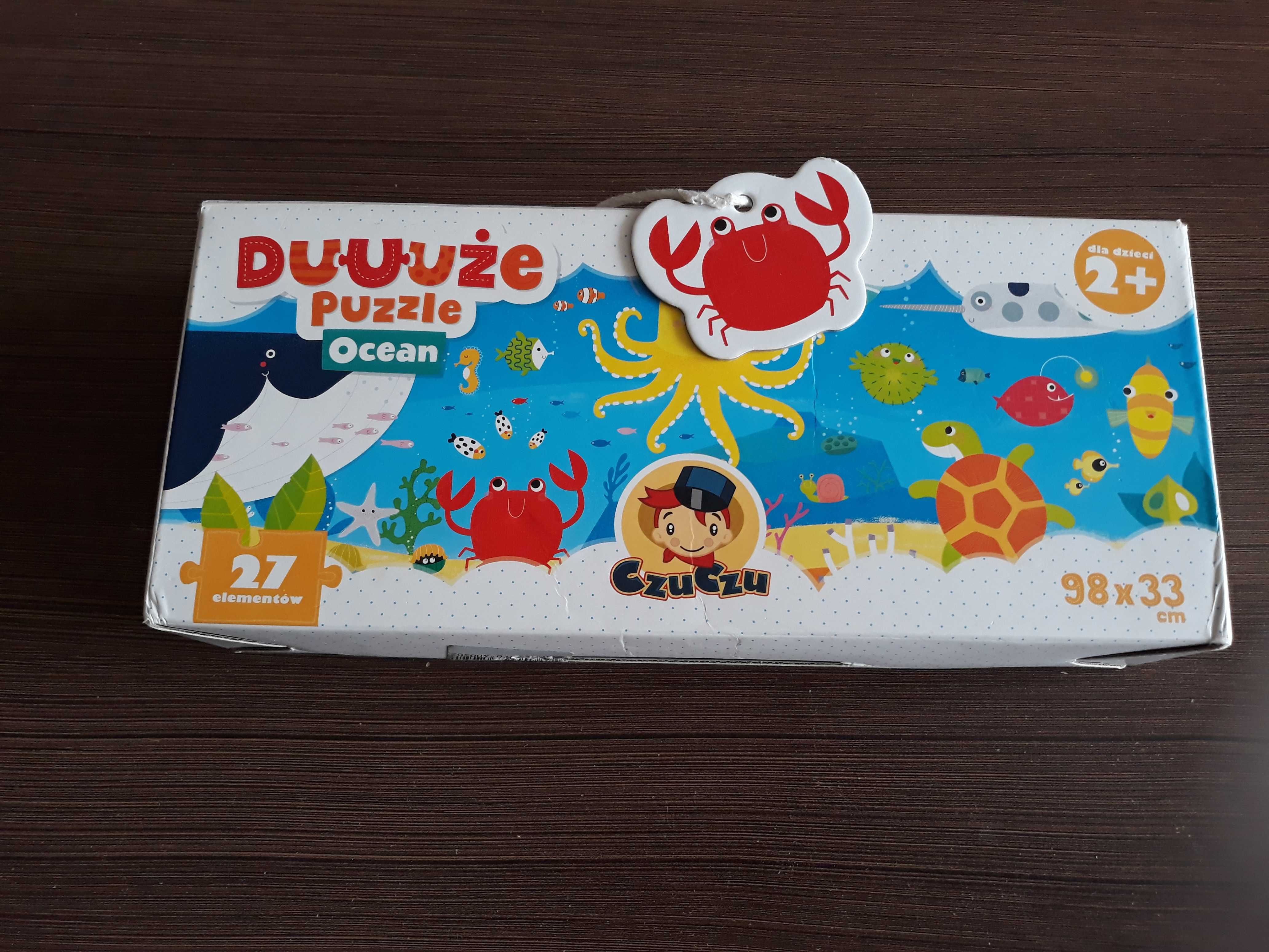 CzuCzu Duuuże puzzle Ocean w walizeczce