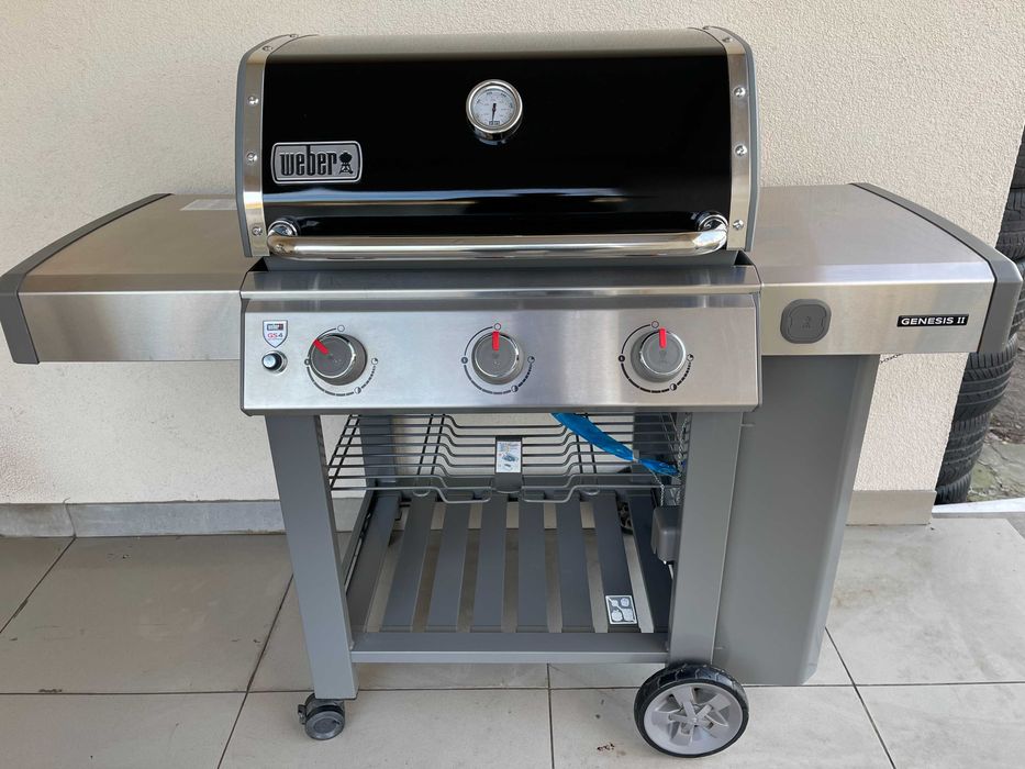 Гриль газовий Genesis II E-310 GBS Weber GBS 61011175 мобільний новий