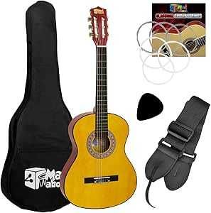 Guitarra clássica para esquerdinos, crianças e adultos
