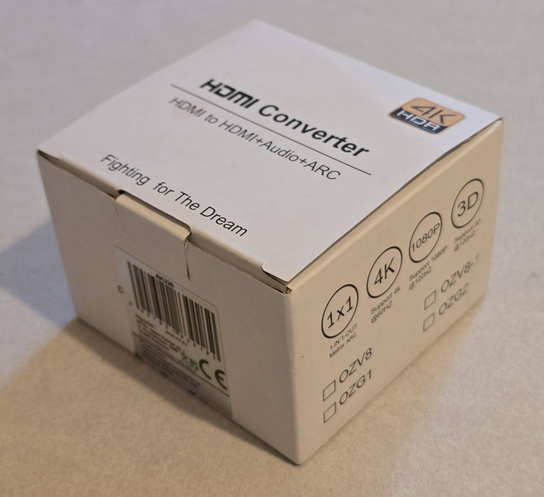 HDMI converter / ekstraktor HDMI -> HDMI + TOSLINK + ARC