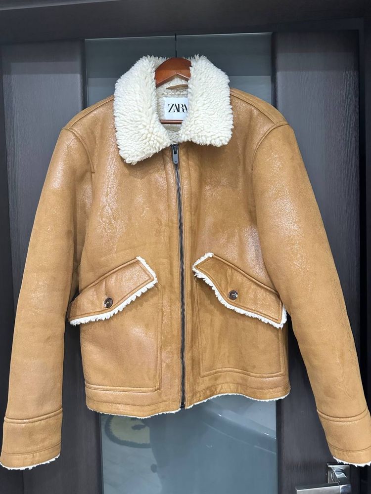 Продам дубленку куртку Zara