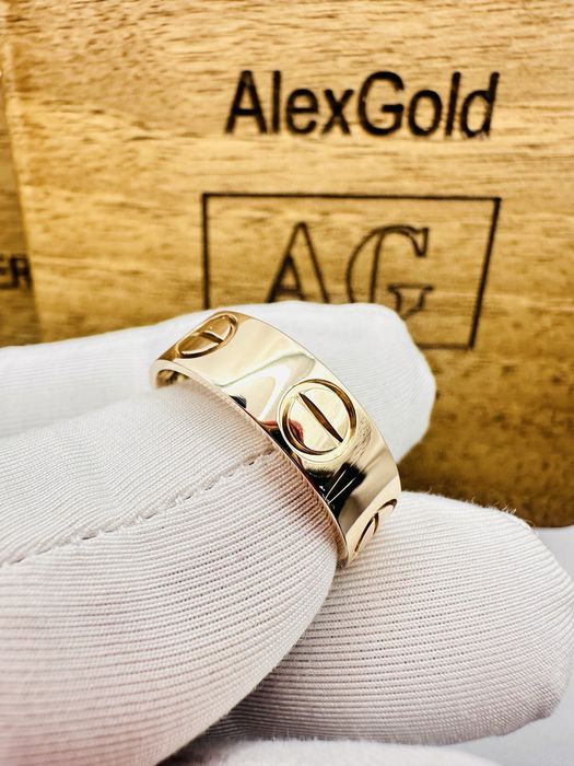 Золотое кольцо cartier 585 в наличии