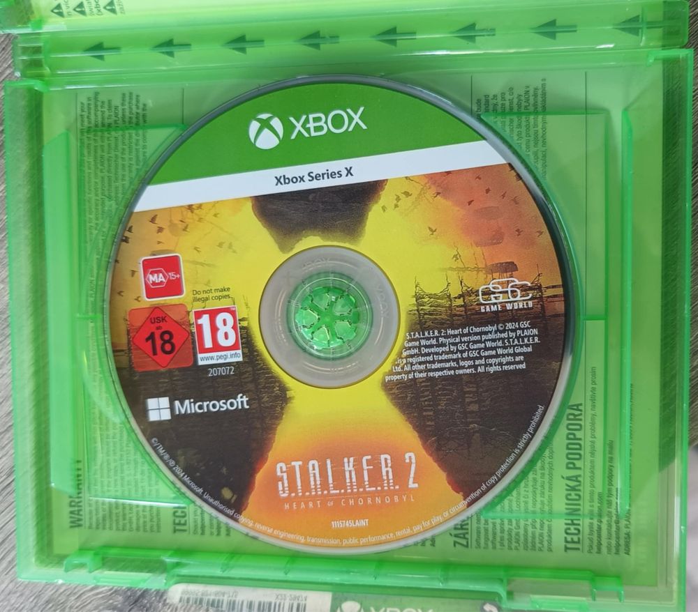 Gra na xbox series X  stalker 2 heart of chornobyl