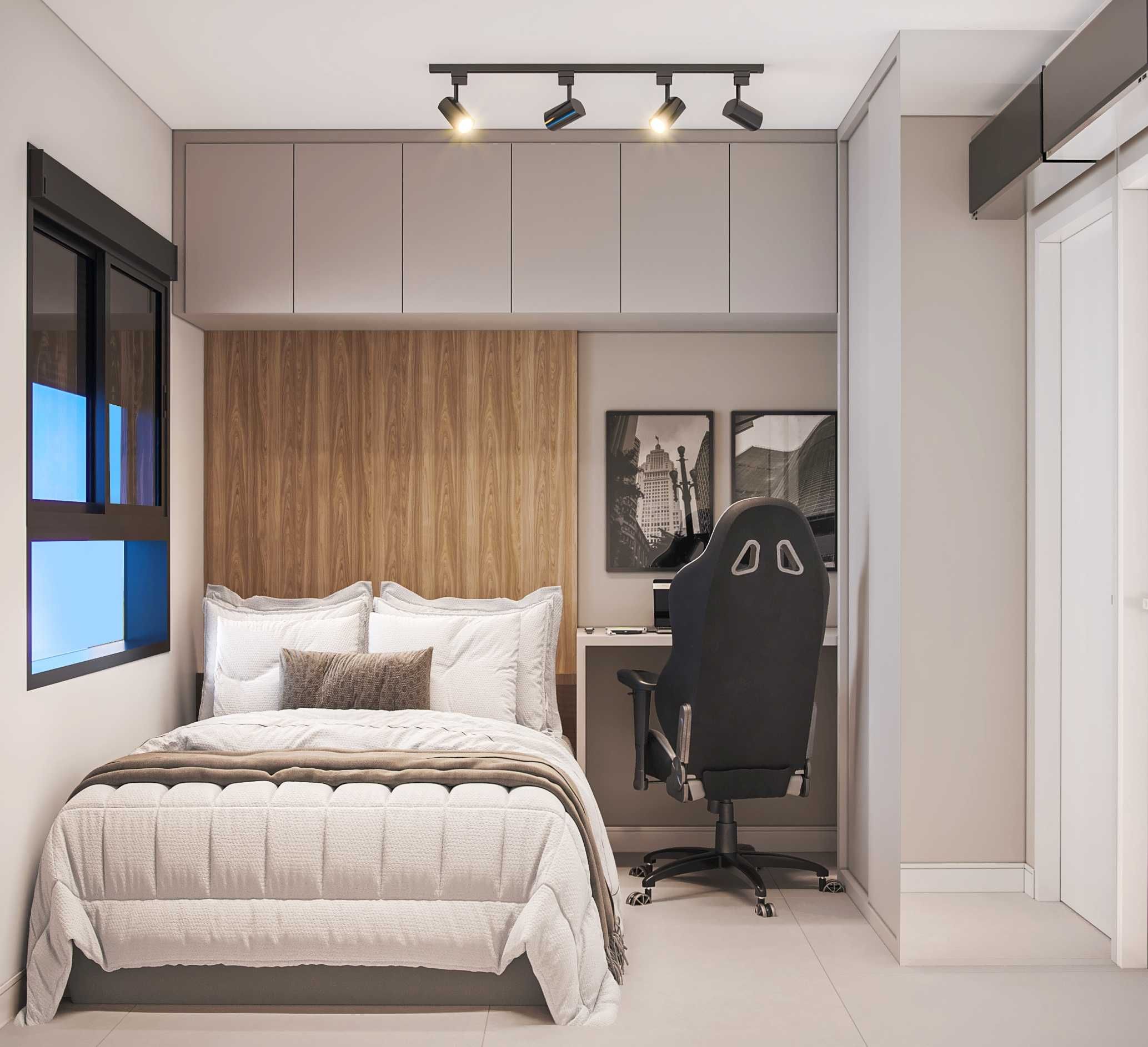 Quartos numa residencia para estudantes
