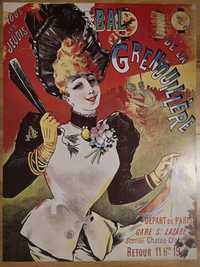 Vintage Plakat Francuski Bal de la Grenouillere, Henri Gray