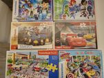 Puzzle , stan bardzo dobry , 5+, 6+