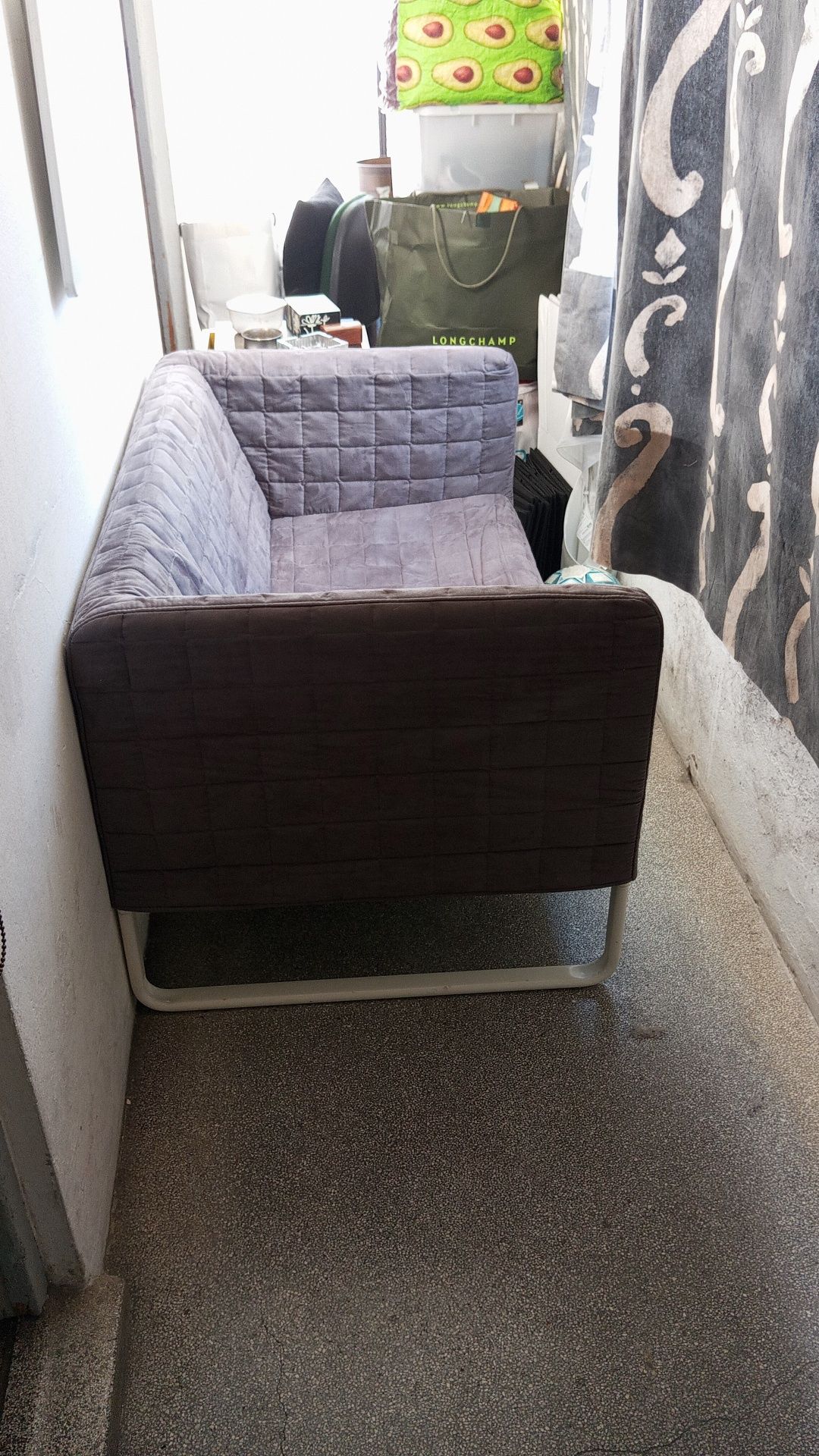 Sofá cinzento IKEA