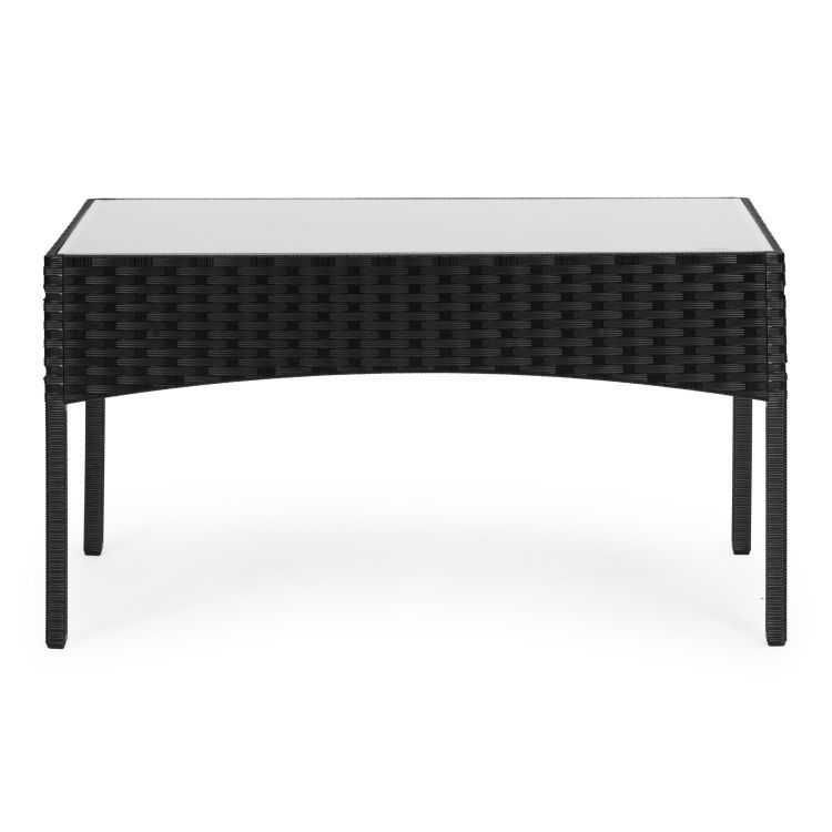 NOWY ZESTAW Meble Ogrodowe Technorattan 4-OS z Poduszkami Sofa Stolik