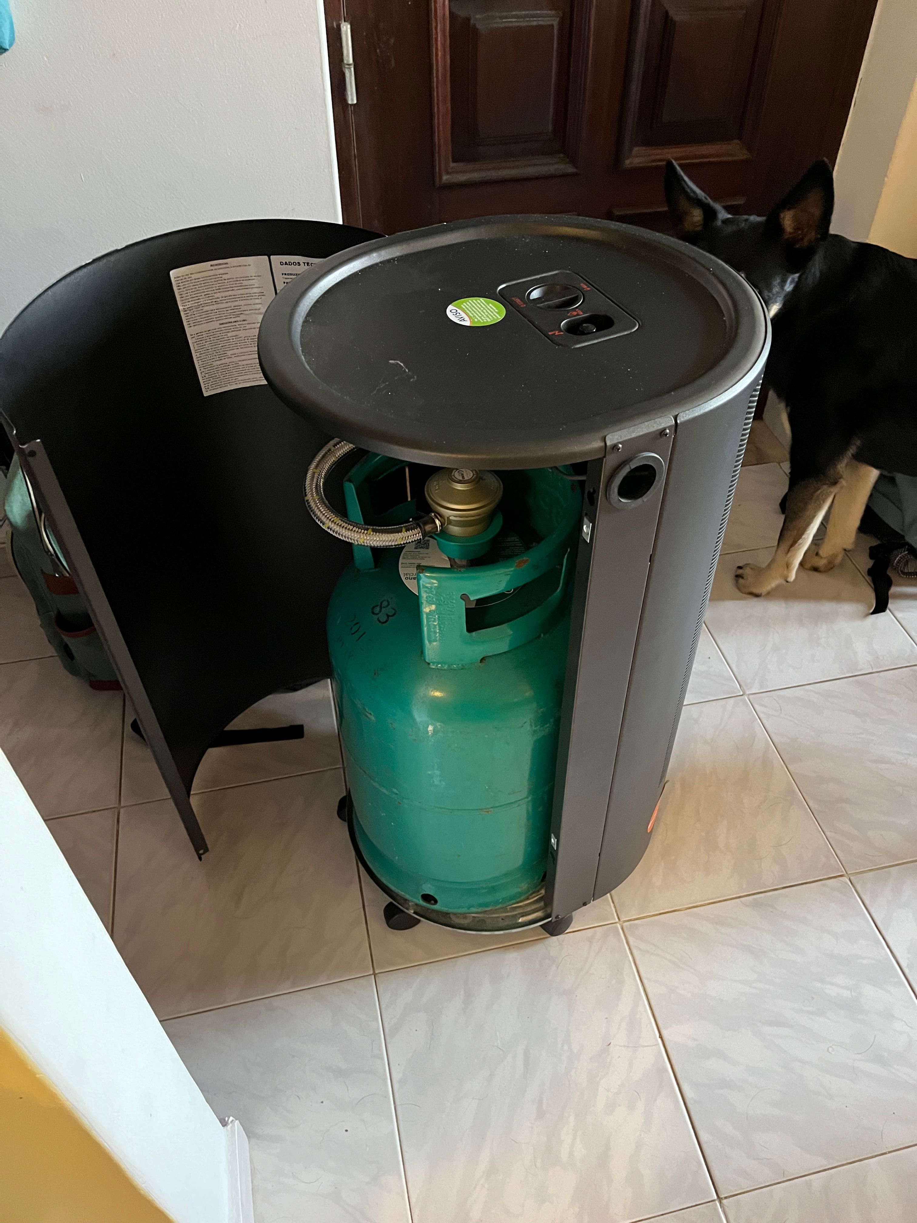 Hot spot gas heater