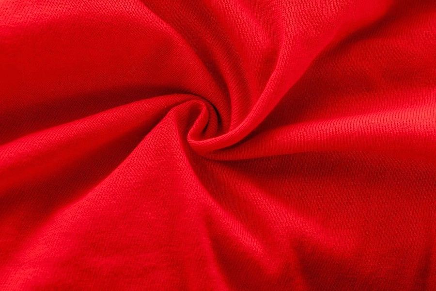 Prześcieradło 160x200 na materac bawełniane JERSEY z gumką Gaja CZERWO