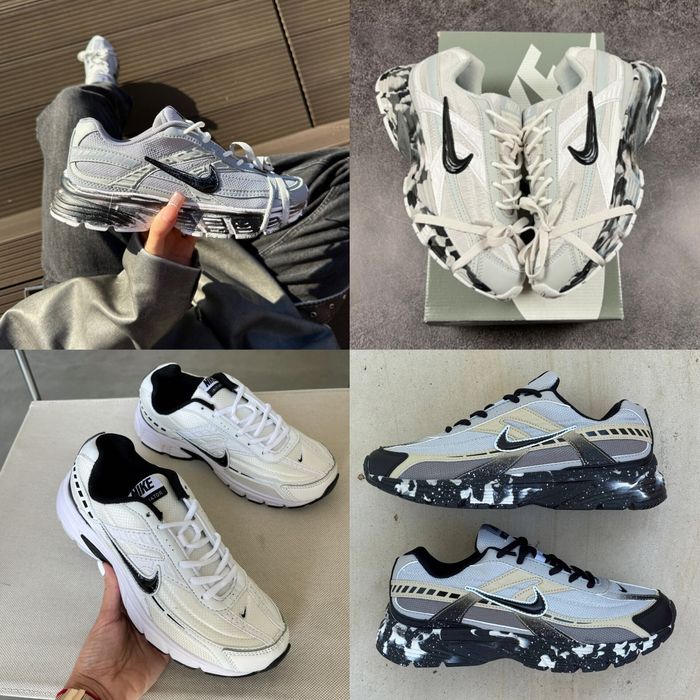 р36-45 Кросівки Nike Initiator Custom White Grey Pink Black