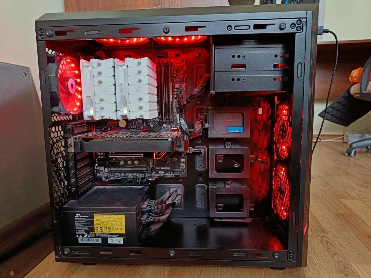ПК для ігор та для роботи чудовий комп'ютер. GTX 1070 AMD 2700x