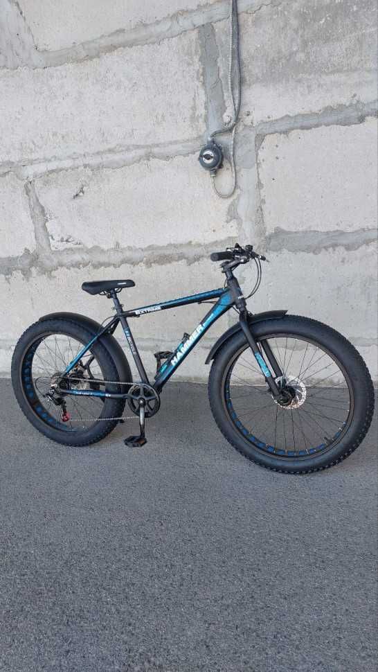 Велосипед фэтбайк HAMMER EXTRIME 24,26",рама 17 и 19" КРЫЛЬЯ в ПОДАРОК