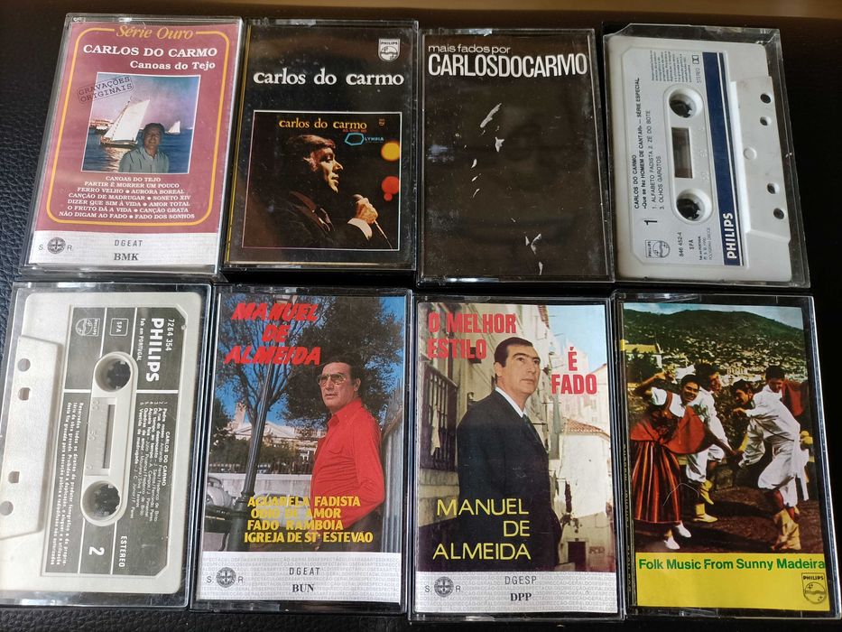 Cassetes FADO: Carlos do Carmo e Manuel de Almeida