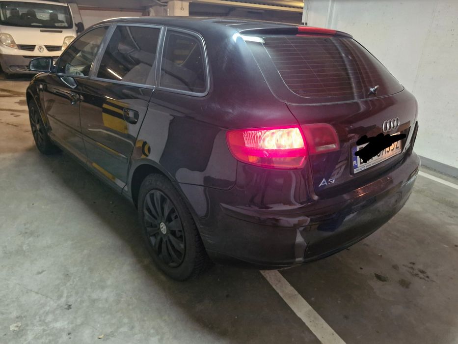 Audi a3 8p Sportback 1.9 TDI (140 KM] po mapie